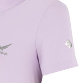 تیشرت زنانه آستین کوتاه نیم زیپ اسنوهاک