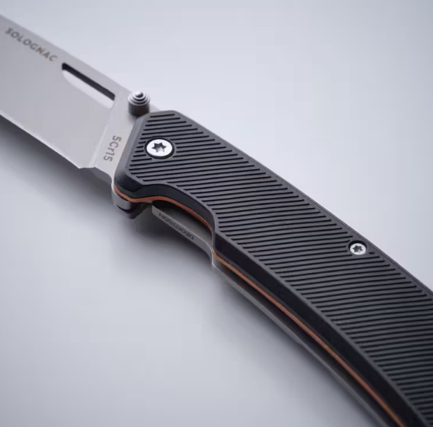 چاقوی شکاری تاشو SOLOGNAC Axis 75 Grip V2