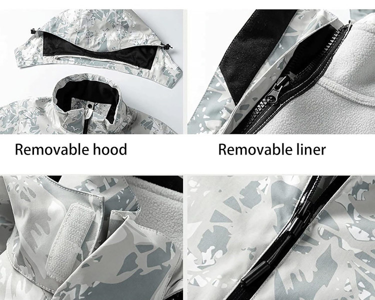 کاپشن دوپوش طرح سالومون