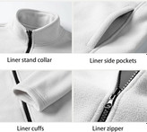 کاپشن دوپوش طرح سالومون